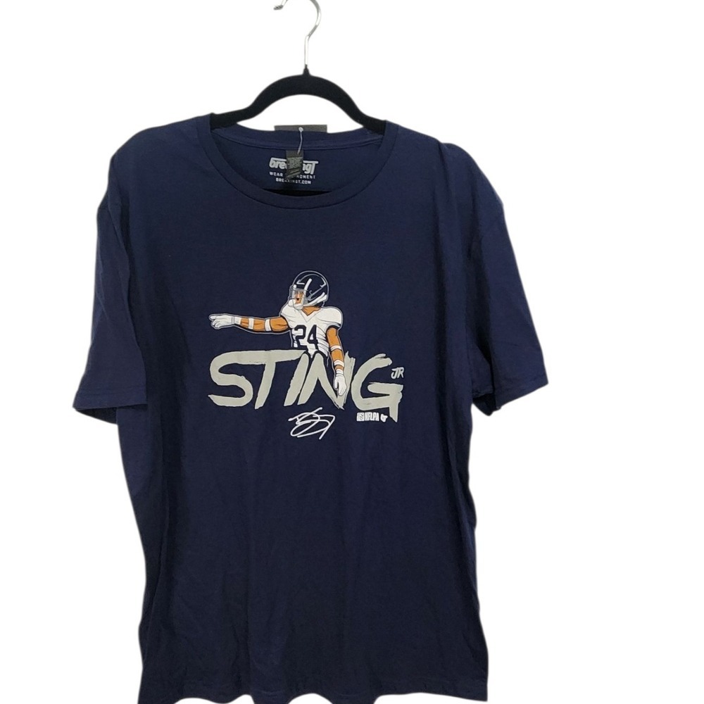 Sting Jr. NFLPA‎ BreakingT T Shirt Men's Large Football Tee